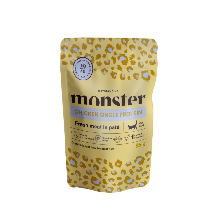 WOW Cat Kawałki wołowiny w sosie 85g